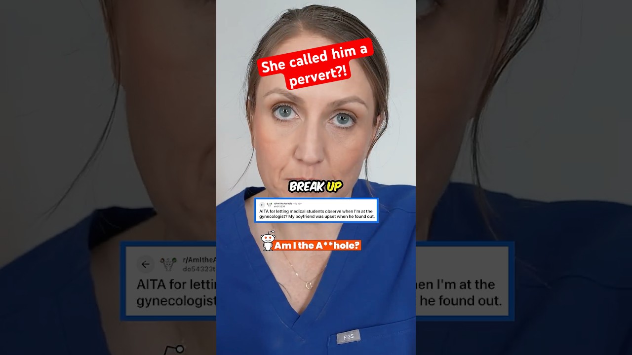 His gf called him a pervert for wanting a female doctor... 🚩🚩🚩