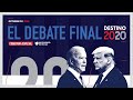 En vivo y en español: El debate final entre Donald Trump y Joe Biden