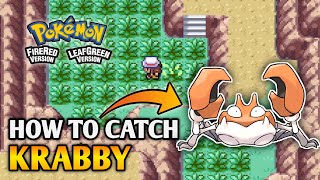 How To Catch Krabby In Pokemon Fire Red & Leaf Green | Kanto Pokedex
