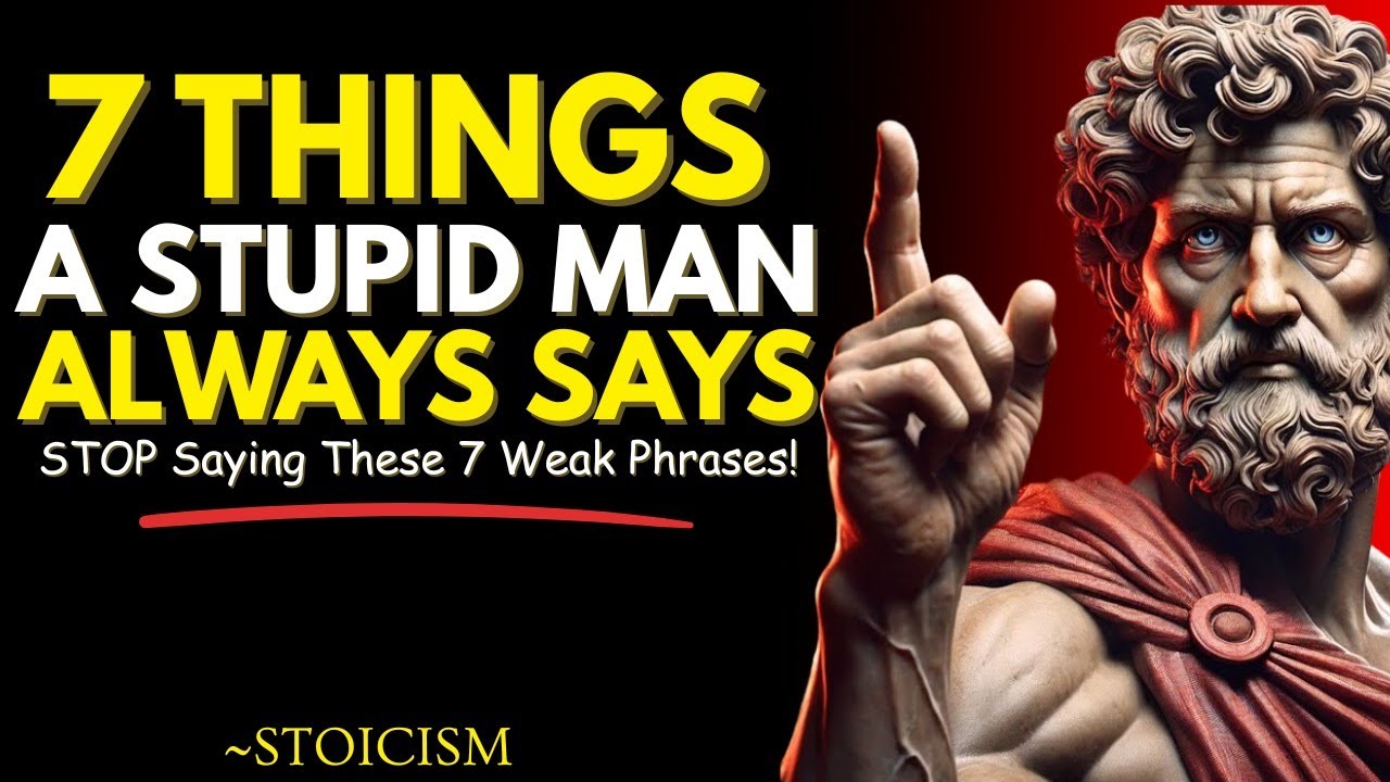 Слова, разрушающие уважение | 7 вещей, которые говорит глупец - Стоическая философия