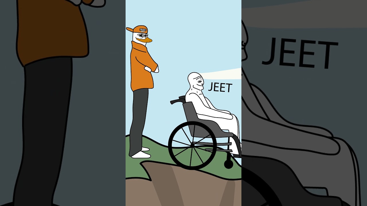 Jeet gets launched… and the gas hits different 💨 #degen #crypto  #funnyanimation - YouTube