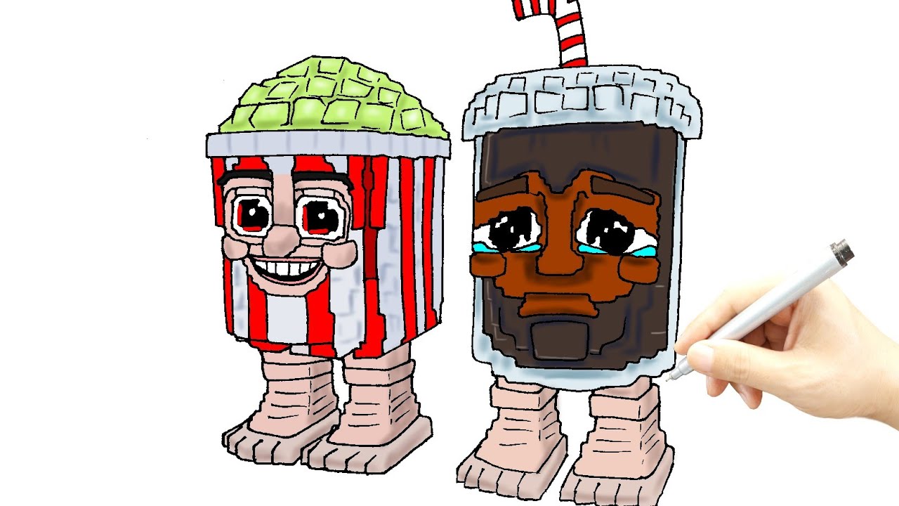 Как нарисовать, как Попкуру и Физзуру крадут мозги