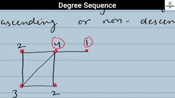 Degree Sequence of a graph || Discrete Mathematics