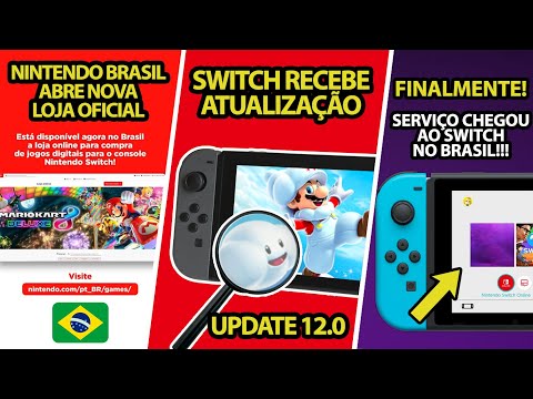 Nintendo anuncia loja digital de jogos para Switch no Brasil