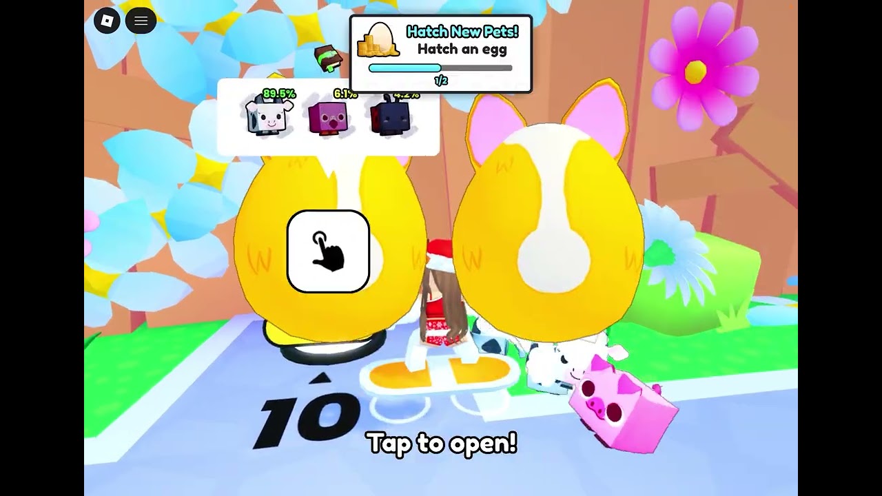 I playe pet simulator 99. I got to world 2. And my sister joined.