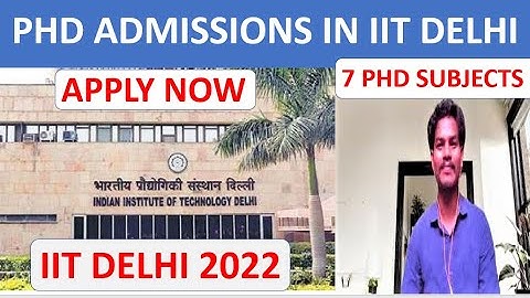 IIT DELHI PHD NOTIFICATION   ।।  7 PHD SUBJECTS FOR HSS CANDIDATES ।। MUST WATCH #SURAJIT_JALIK