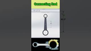 connecting Rod       #youtubeshorts #solidworks #design #shorts #vikasvr751 Profile