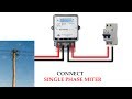 Single Phase Kwh Meter Connection Diagram