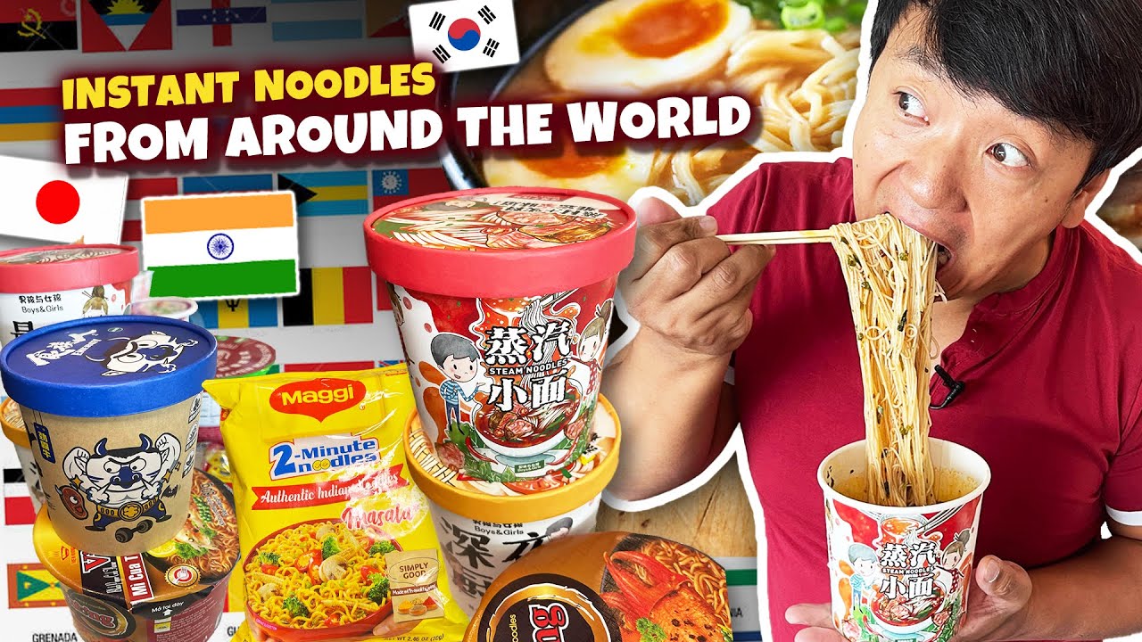 Trying INSTANT NOODLES From AROUND THE WORLD! | Strictly Dumpling