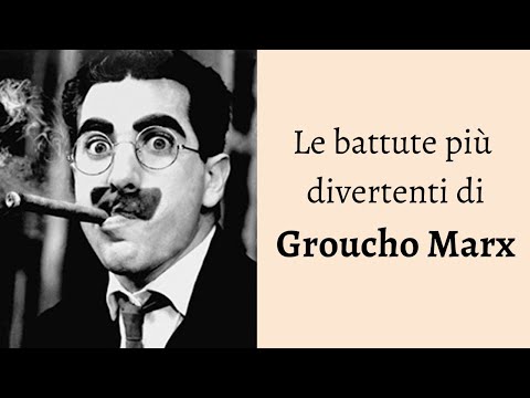 Le più divertenti frasi di Groucho Marx