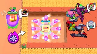 R-T&#39;s HYPERCHARGE IS OP! BROKEN ALL NOOBS 💥 Brawl Stars 2024 Funny Moments, Fails ep.1423