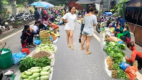 Sốc Chợ phiên cốc ly /phiên chợ vùng cao bán dê núi - lợn cắp nách & thảo dược quý  /dân vùng cao ,