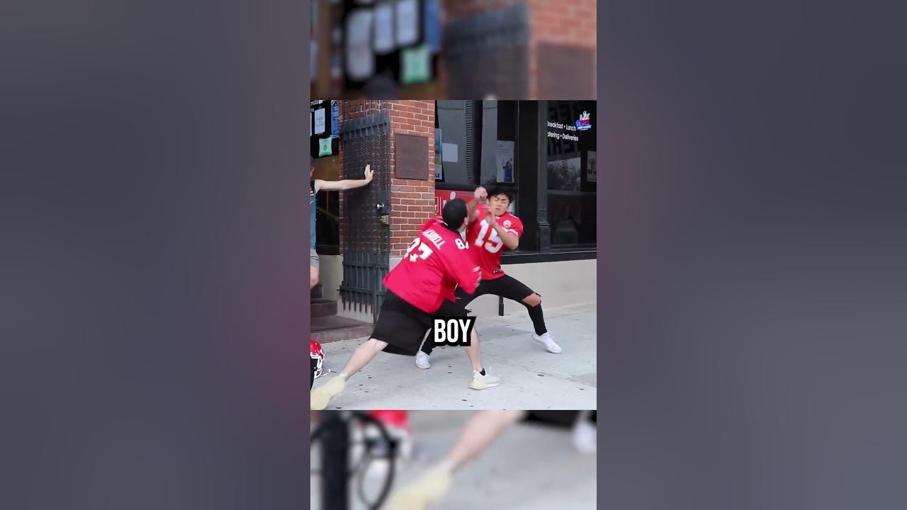 HE ACTUALLY THREW A PUNCH...