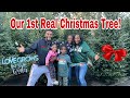 VLOGMAS DAY 1: Shopping For Our 1st REAL Christmas Tree!