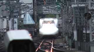 700系3000番台東海道新幹線こだま635号名古屋行き東京駅到着