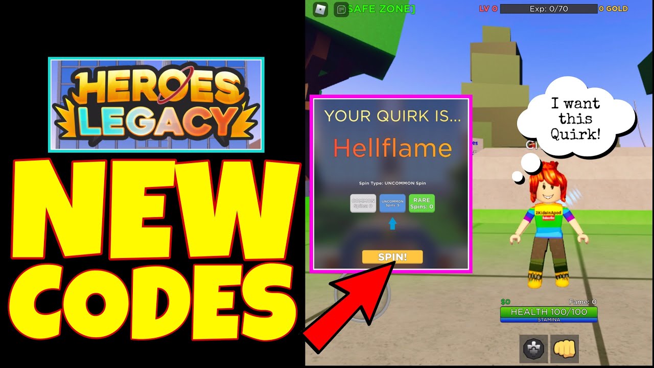 ALL CODES WORK * 8 CODES! [AFO + OFA] Heroes Legacy ROBLOX 