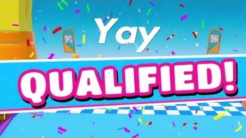 Getting first place in the whirlygig in fall guys