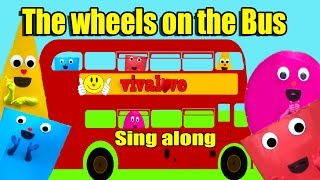 The Shapes Vivashapes Shapes In Real Life The Wheels On The Bus Videos For Kids