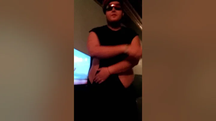 Joseph Messer performing his booger rap