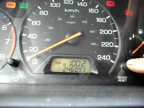 Does srs light mean 1996 honda accord