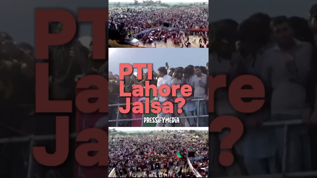 PTI Lahore Jalsa | PMLN Govt Face-off in Lahore! 