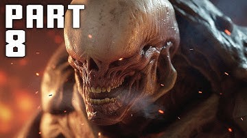 DOOM (2016) Walkthrough Gameplay Part 8 - Argent Facility (Destroyed) (1080p 60FPS ULTRA)