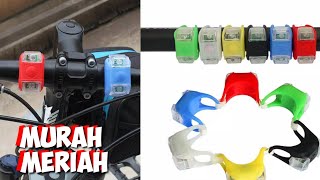 Lampu sepeda 4 mode 5 led | Lampu bottom motor , lampu shock de | lampu drag bike | Review & pasang