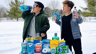 The COLDEST Water Challenge! (Sensitive Teeth)