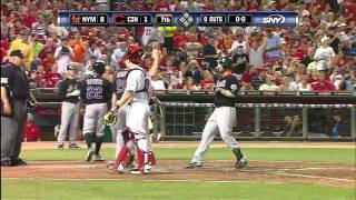 2011/07/27 Wright's three-run homer
