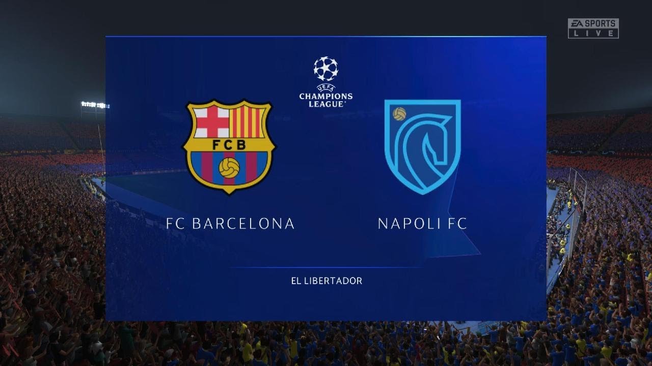 FIFA23 - Barcelona vs Napoli (4 - 2) Semi-Final UCL 2023/2024 World Class