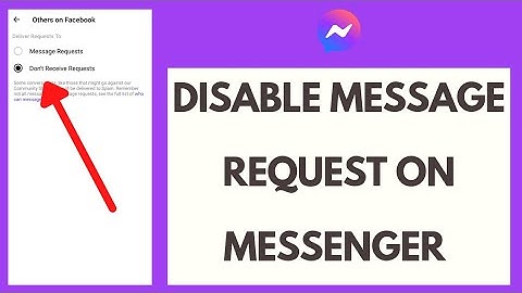 How to Stop Message Request on Facebook Messenger 2021