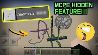 Enable SECRET GAMEMODE to go to a Hidden Place!! EASTEREGG of Minecraft PE 1.11