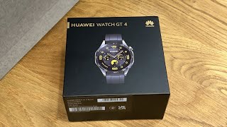 HUAWEI WATCH GT 4 - (BLACK EDITION) UNBOXING
