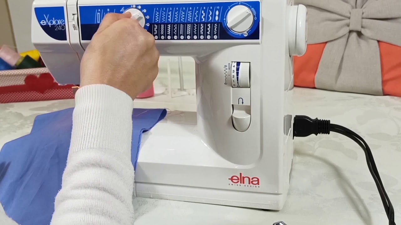 Elna eXplore 240 Sewing Machine Demonstration - YouTube