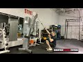 Squatting Lat Pulldown