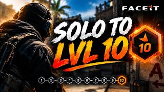SOLO QUEUE TO FACEIT LEVEL 10