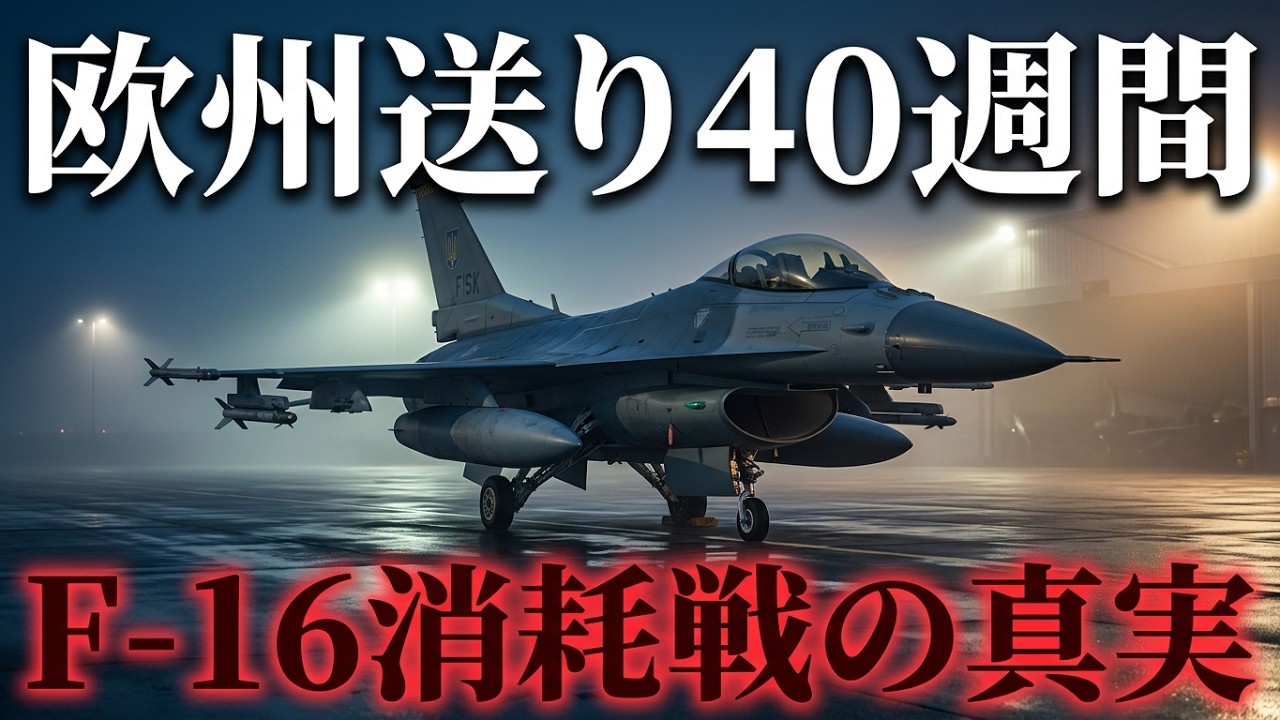 ウクライナF-16に異変、約半数が長期整備へ　大量ドローン迎撃で何が起きた？