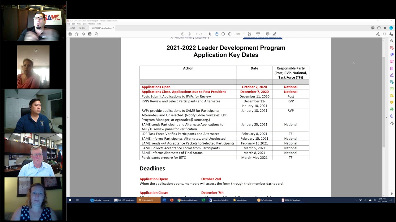 2021-22 LDP Selection Process Training for RVPs