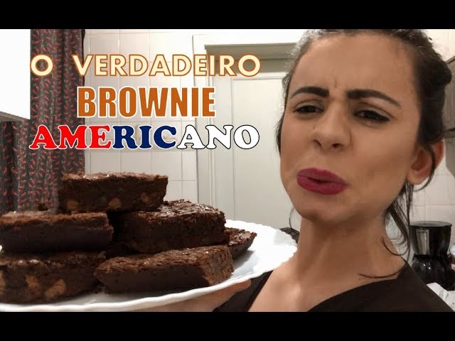 O VERDADEIRO BROWNIE AMERICANO