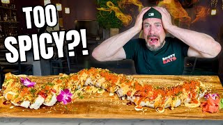 Only One Person Has Beaten This 6-Pound SPICY Sushi Challenge!