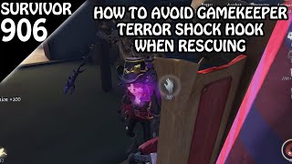 How to avoid gamekeeper's terror shock when rescuing - Survivor Rank #906 (Identity v)