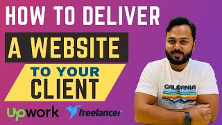 how to deliver a website to a client - very simple method