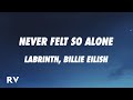 Labrinth, Billie Eilish - Never Felt So Alone (Lyrics)