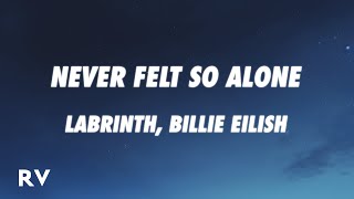 Labrinth, Billie Eilish - Never Felt So Alone (Lyrics)