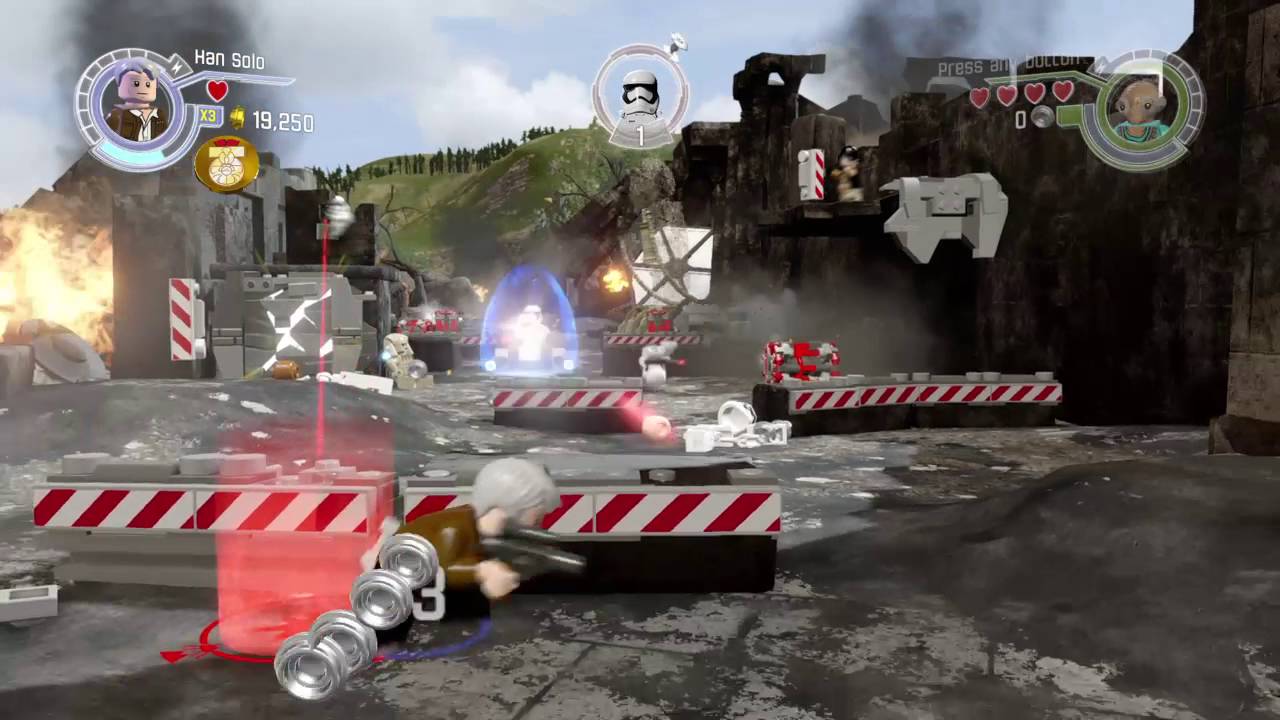 Lego Star Wars The Force Awakens Castle Corridor Part 1 Ep 23 Youtube
