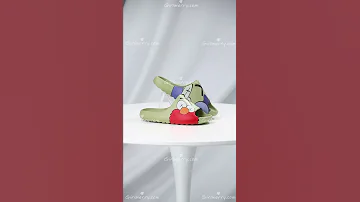 Summer Cartoon Print Peep Toe Stylish Simple Beach Couple Slippers 060529 