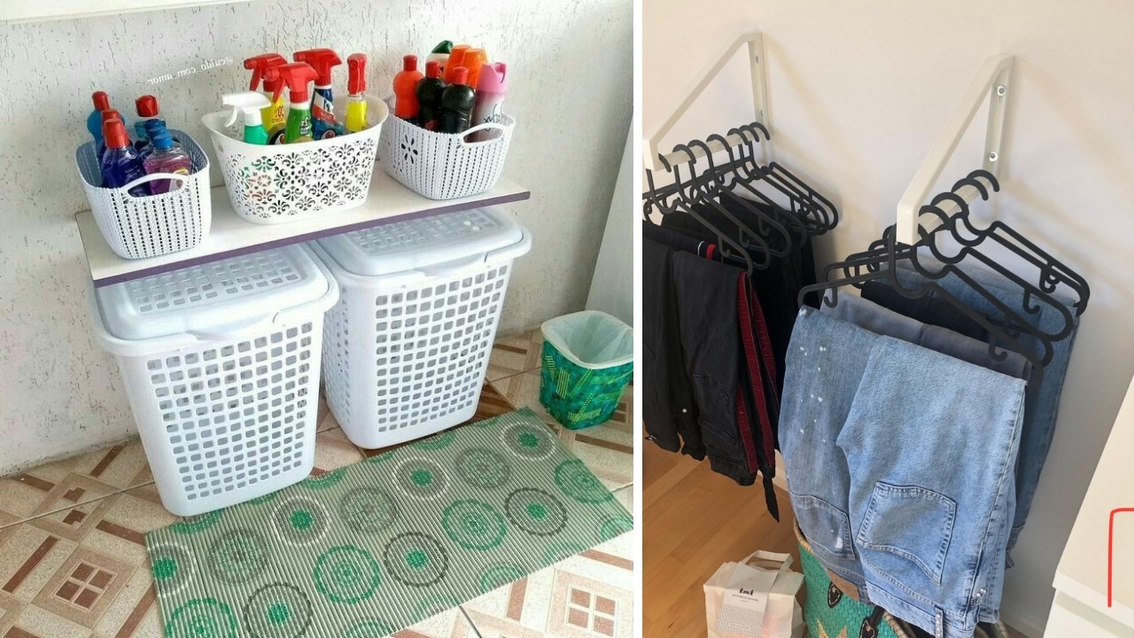 Soluções Criativas Para ORGANIZAR E Aproveitar Ao Máximo Cada Espaço Da Sua CASA Em Espaço Funcional