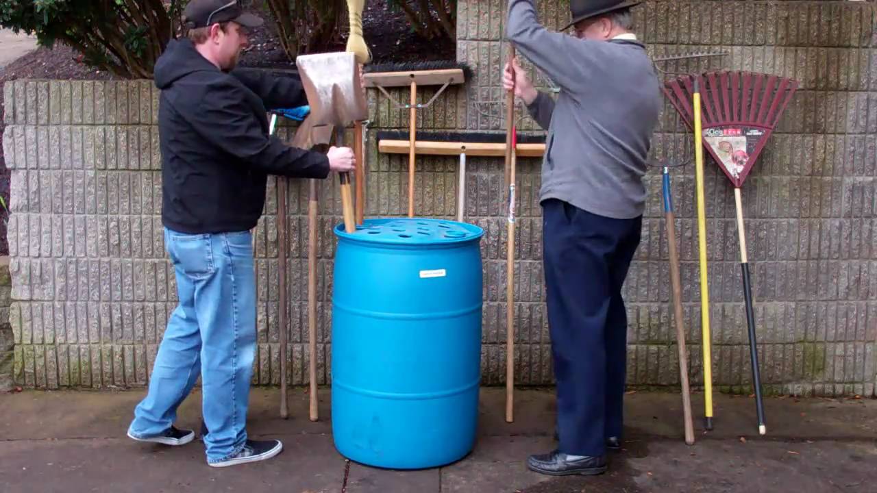 How To Build A Garden Tool Storage Bin For Under 20 Holds 18 Tools Save Money And Room Youtube