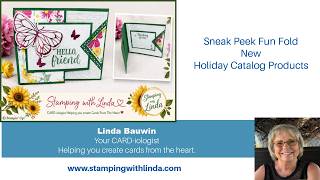 Sneak Peek Fun Fold | New Holiday Catalog Products