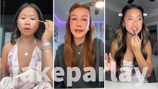 Makeup Tutorial Tiktok Compilation - GRWM ( Get Ready With Me ) ❤️(Skincare, Makeup, Outfits) 605🥰